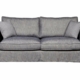 Découvrez notre canapé capitonné gris avec deux coussins assortis, mettant en valeur une base à jupe. Découvrez l'essence de l'élégance et de la qualité parisiennes dans notre élégant showroom. Canape Paris by Atelier Bis